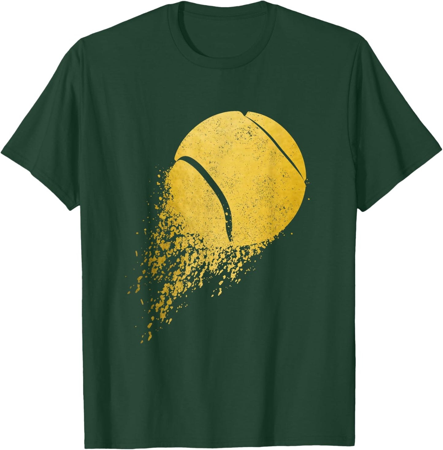 Tennis Player Sport Vintage Men Women Tennis T-Shirt - T-Shirt | Forest