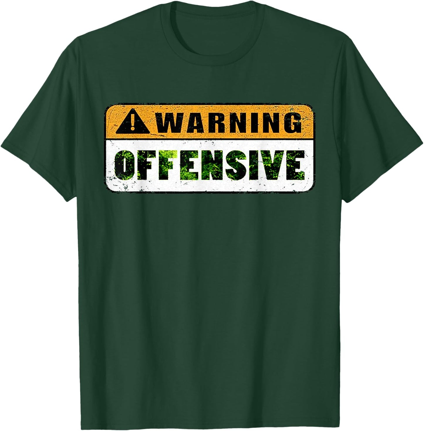 Warning Offensive T Shirt Vintage Warning Offensive Movie T-Shirt - T-Shirt | Forest