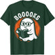 Cute Ghost Book Reading Books Lover Retro Halloween Teacher T-Shirt - T-Shirt | Forest