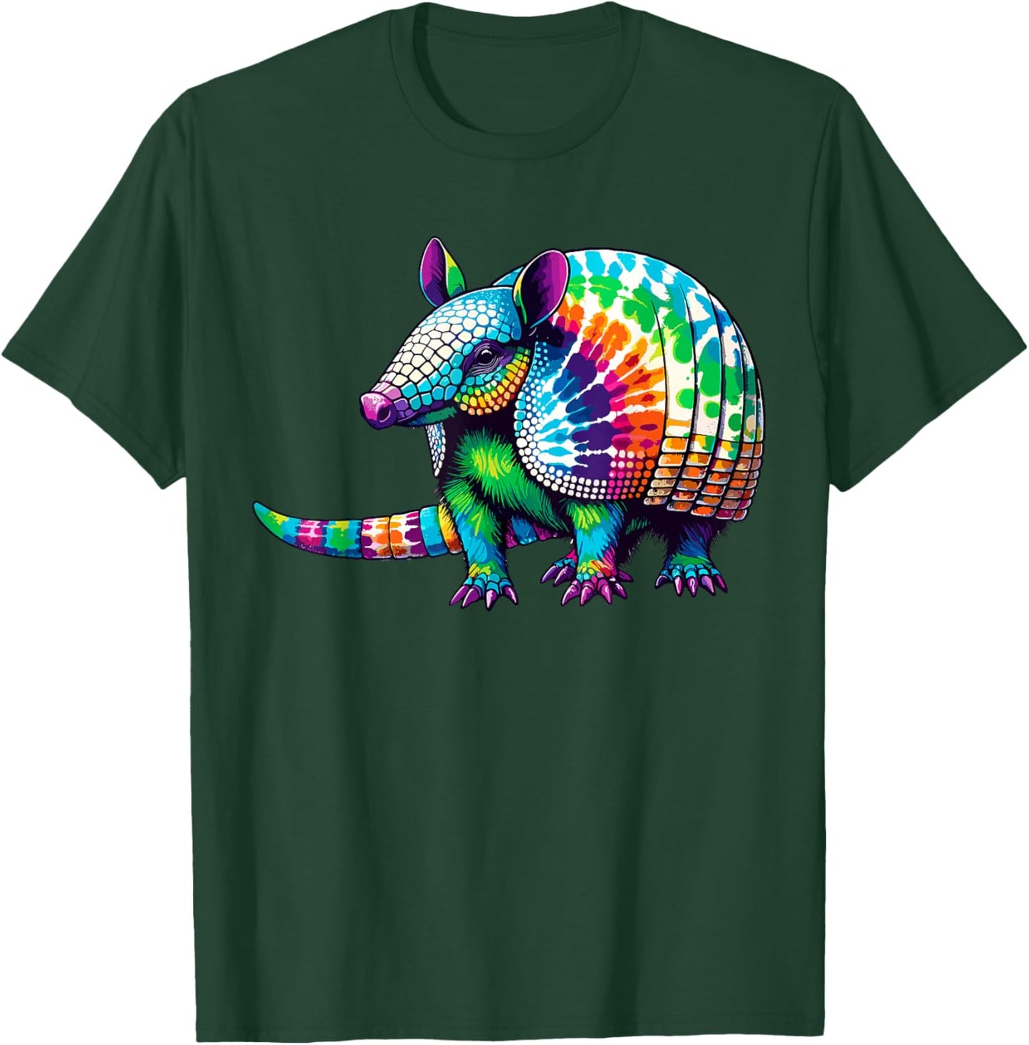 Tie Dye Armadillo Lover Shirt Psychedelic Armadillo T-Shirt - T-Shirt | Forest