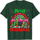 Merry Christmas Friends Three Santa Flamingos Rainbow T-Shirt - T-Shirt | Forest