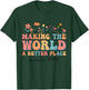 20th Birthday Making The World A Better Place Since 2004 T-Shirt - T-Shirt | Forest