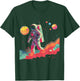 Astronaut Abstract Art Space Galaxy Paint Men Women Boy Kids T-Shirt - T-Shirt | Forest