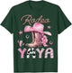 Rodeo Yaya Pink Boots Coquette CowGirl Birthday Party T-Shirt - T-Shirt | Forest