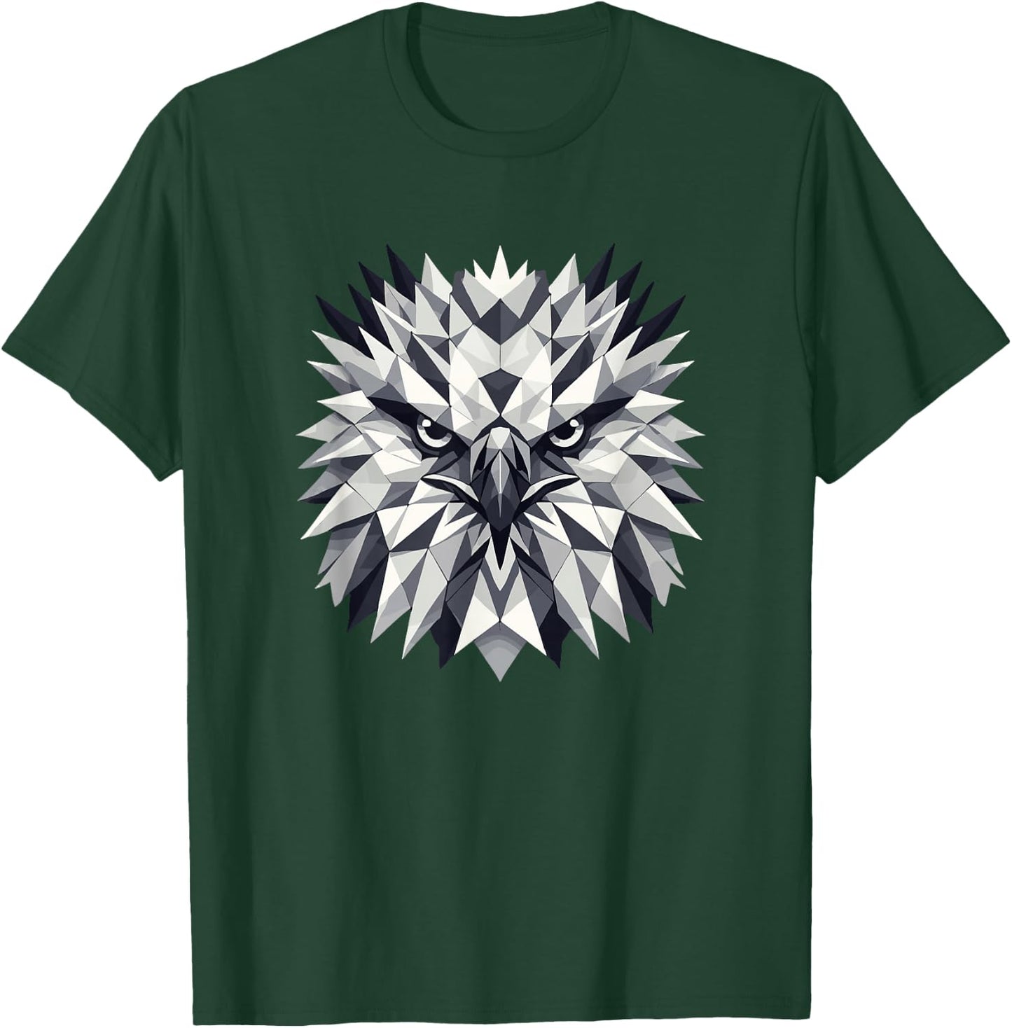 Geometric Art Harpy Eagle Eagles T-Shirt - T-Shirt | Forest