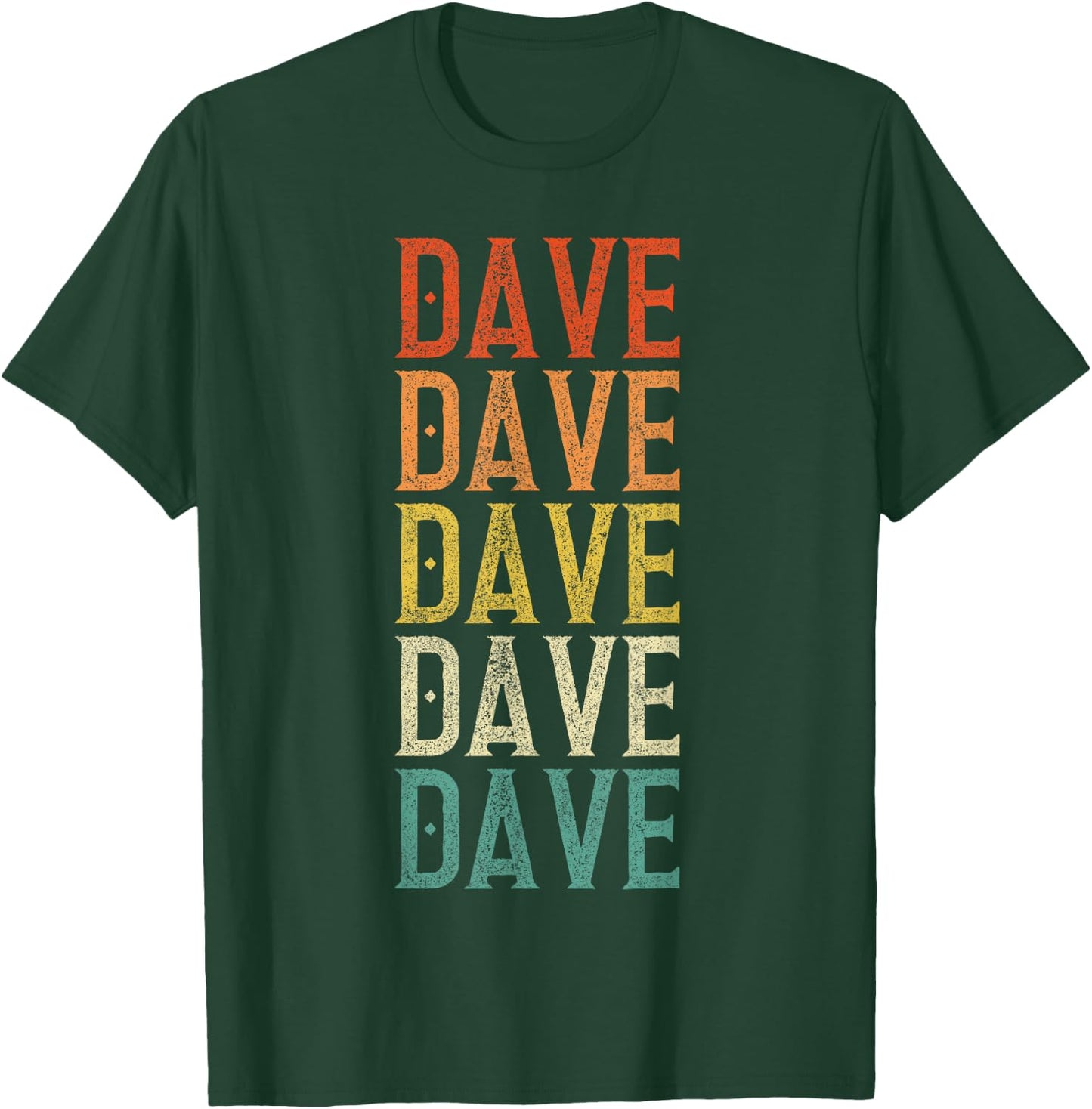 Dave Gifts Retro Black , Small, -Adults, Short Sleeve, , Shirt T-Shirt - T-Shirt | Forest