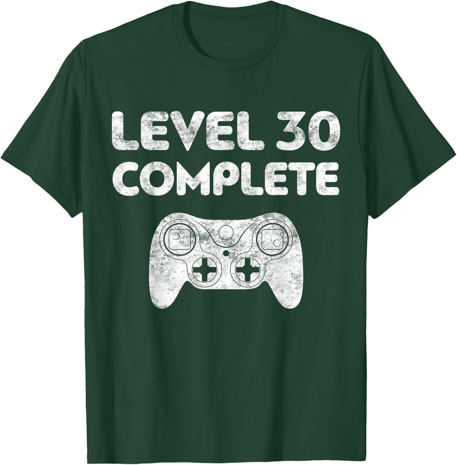 Level 30 Complete Shirt Video Gamer Men Women 30th Birthday T-Shirt - T-Shirt | Forest