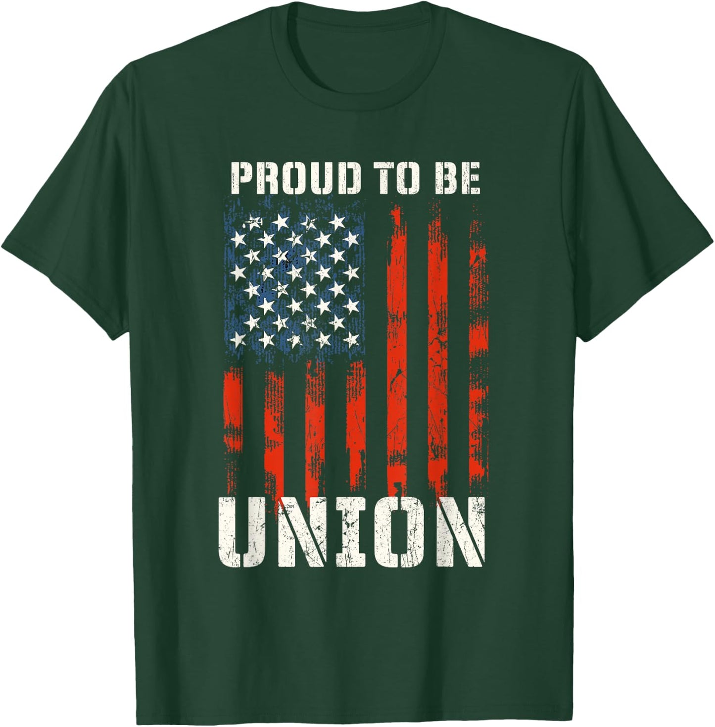 Proud to Be Union - Labor Day Skilled Union Worker T-Shirt - T-Shirt | Forest