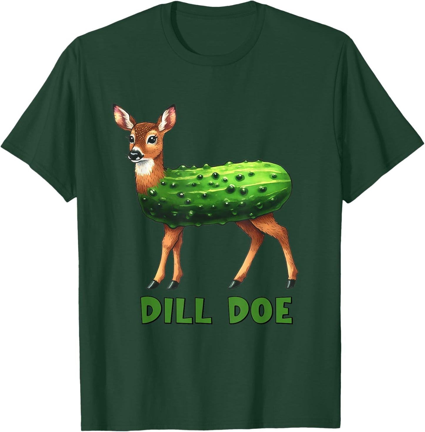 Dill Doe Funny Adult Humor Inappropriate Pickle Women T-Shirt - T-Shirt | Forest