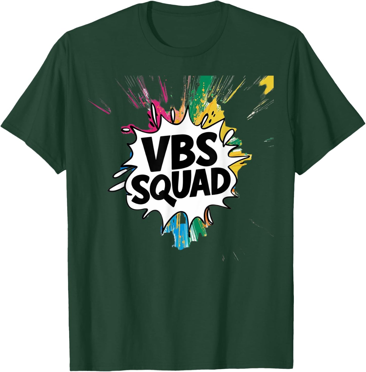 allcolorVBS Squad Vacation Bible School Summer Camp For Kids T-Shirt - T-Shirt | Forest