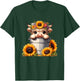 Cute Baby Highland Cow with Sunflowers in Bucket, Calf T-Shirt - T-Shirt | Forest