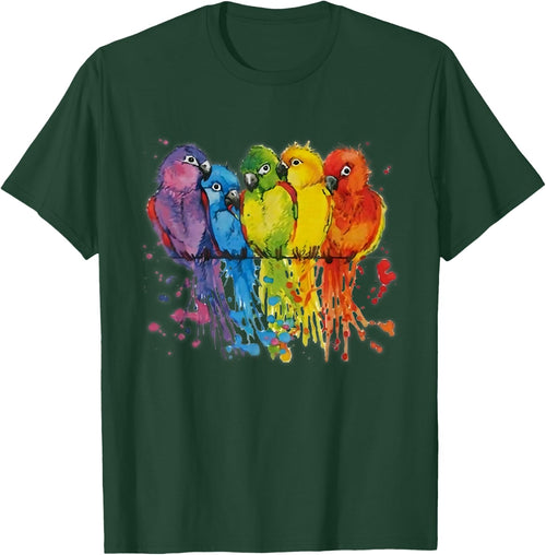 Love parrot Women Shirt parrot Lovers for kids and girls