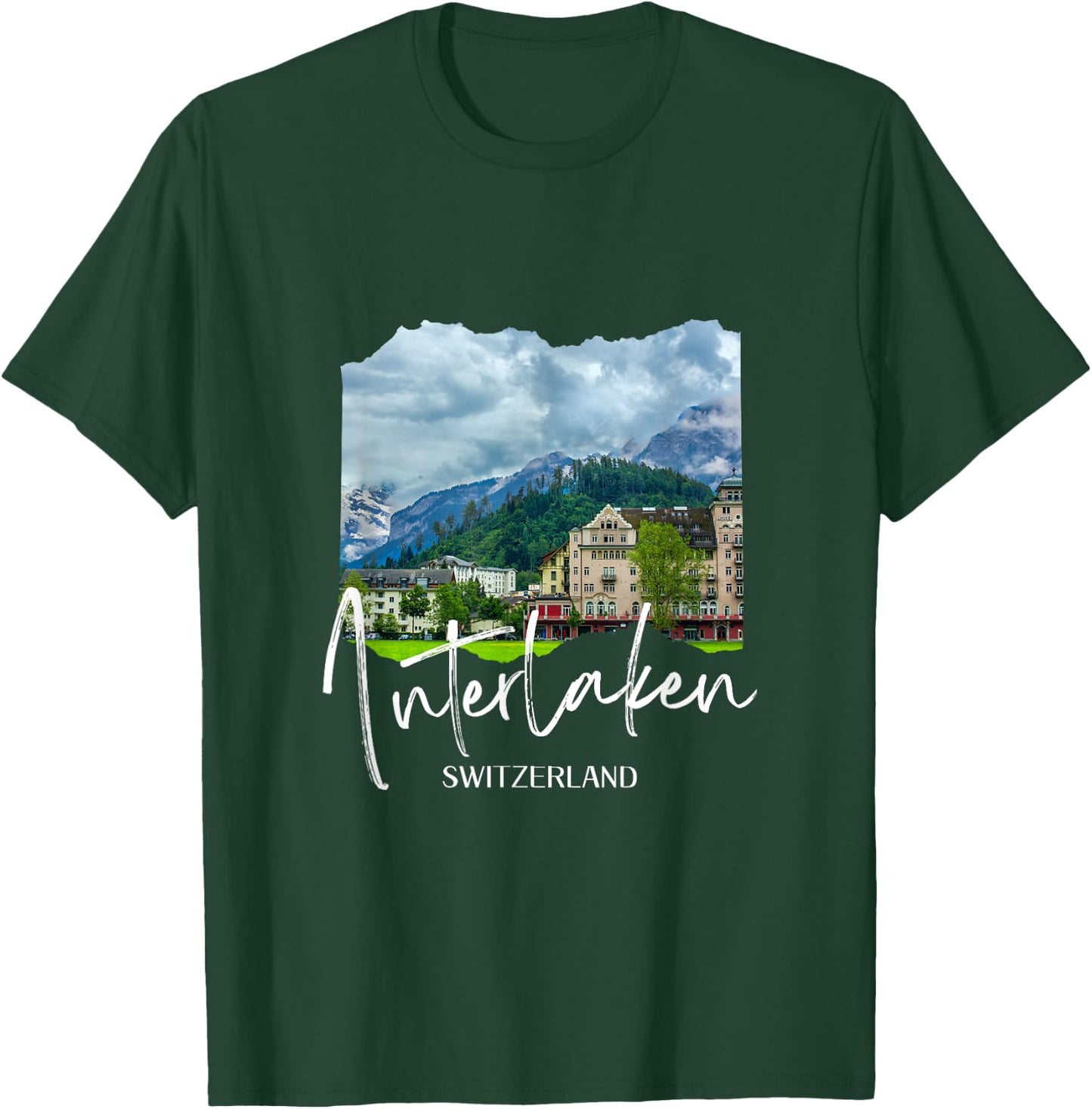 Switzerland Interlaken T-Shirt - T-Shirt | Forest