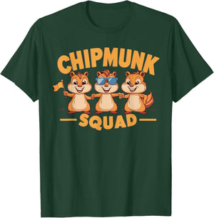 Chipmunk Squad for Chipmunk Lover Shirt Kids Chipmunk T-Shirt - T-Shirt | Forest
