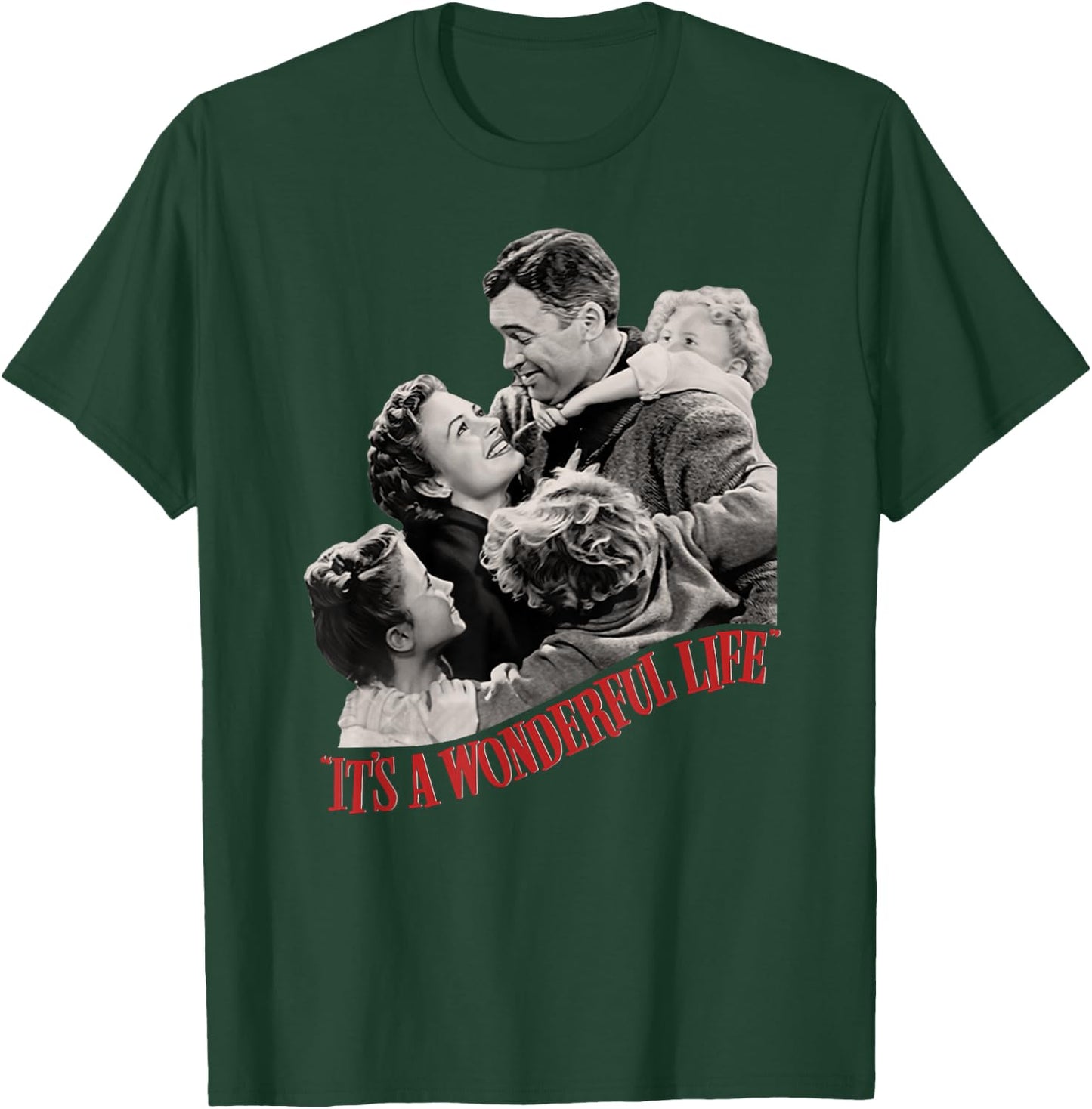 Vintage Christmas Classic It's a Wonderful Life T-Shirt - T-Shirt | Forest