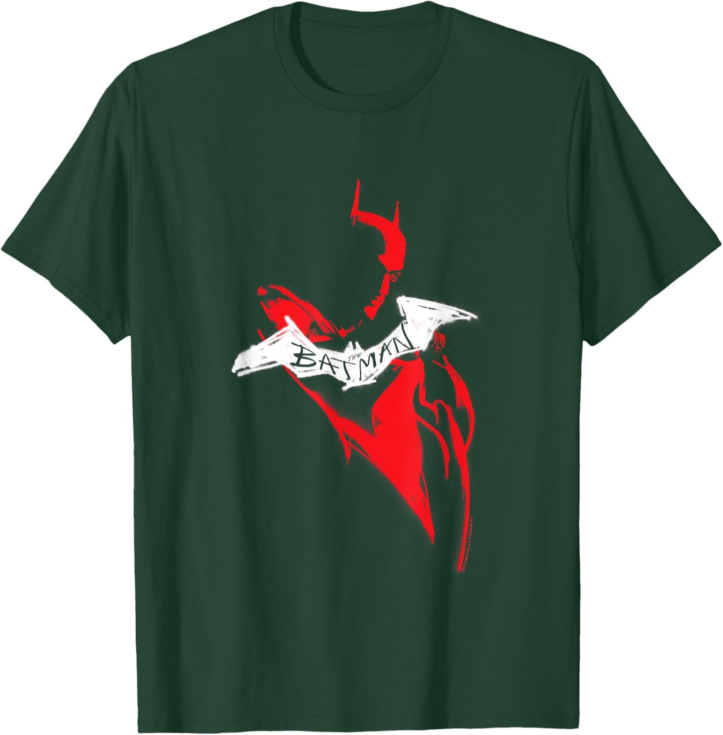 The Batman Hand Drawn Silhouette T-Shirt - T-Shirt | Forest