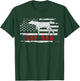 GSP Dad American Flag German Shorthaired Pointer Dog T-Shirt - T-Shirt | Forest