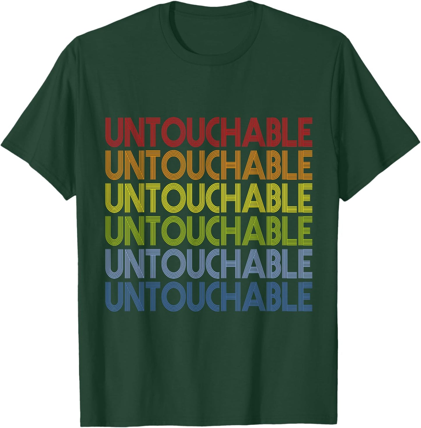 Gaming Gym Untouchable Retro T-Shirt - T-Shirt | Forest