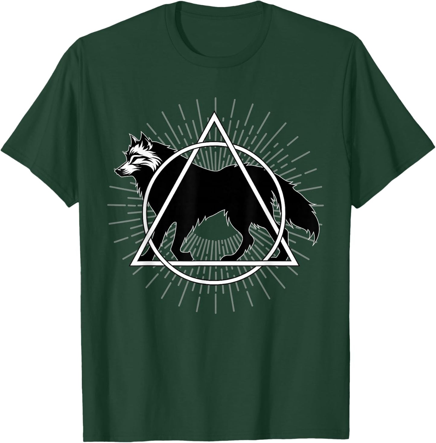 Mystic Fox Collection Therian Theta Delta Coyote Wolf Dog Fox - -Adults, -Kids - Black - Small - Short Sleeve - Modern Graphic - Wolf Theme - Unique Design T-Shirt - T-Shirt | Forest