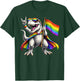 Rainbow Dinosaur Pride LGBT Flag Colorful Men Women Kid T-Shirt - T-Shirt | Forest
