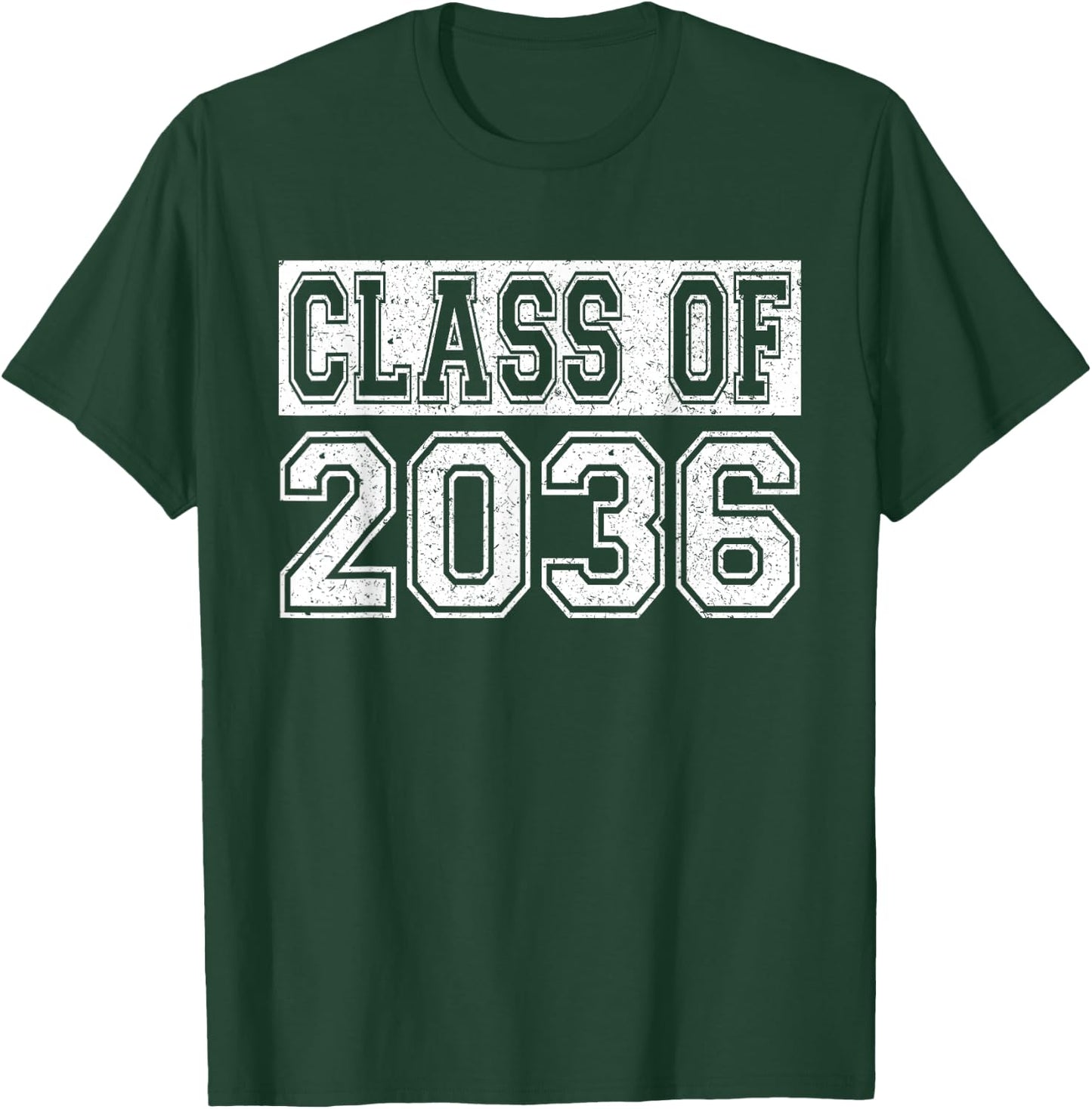 Preschool Class of 2036 First Day of Pre-k 2036 Graduation T-Shirt - T-Shirt | Forest