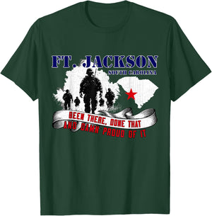 Fort Jackson South Carolina US Military Base Veterans Day T-Shirt - T-Shirt | Forest