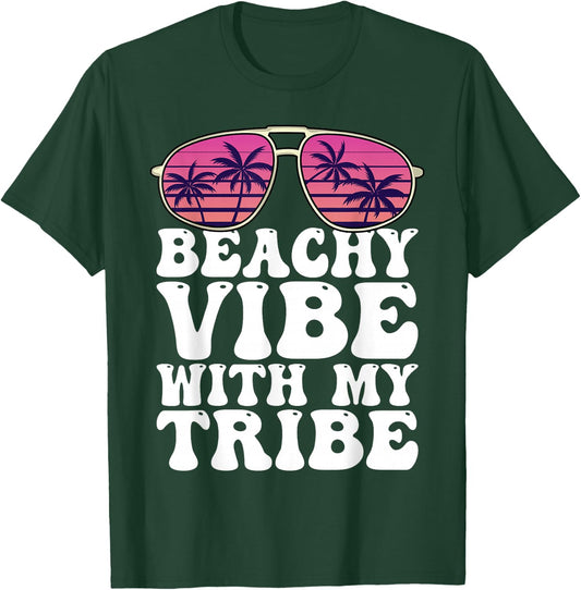 Girls Trip Beachy Vibe With My Tribe Holiday Women T-Shirt - T-Shirt | Forest