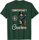 Confederacy Crushers Retro Minor League Baseball Team T-Shirt - T-Shirt | Forest