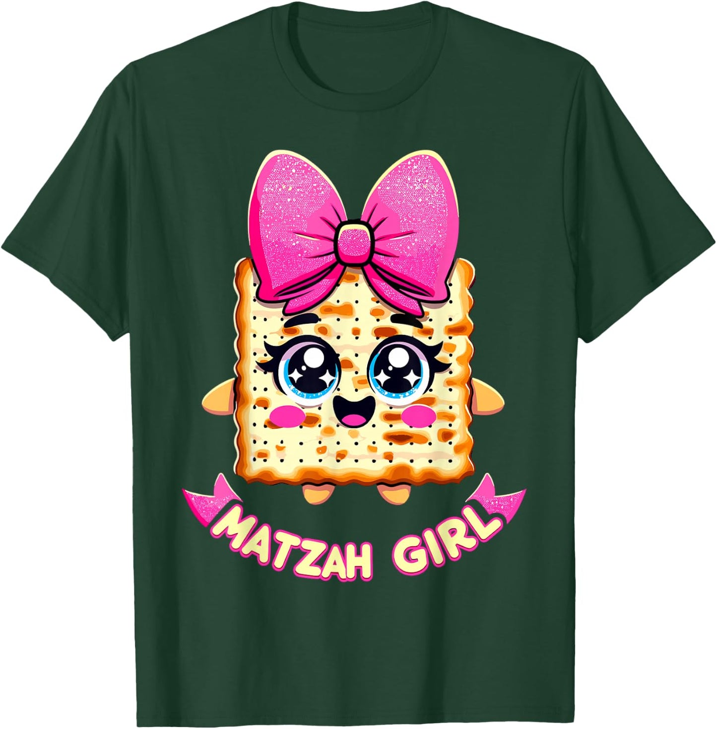 Matzah Girl Afikoman Happy Passover T-Shirt - T-Shirt | Forest
