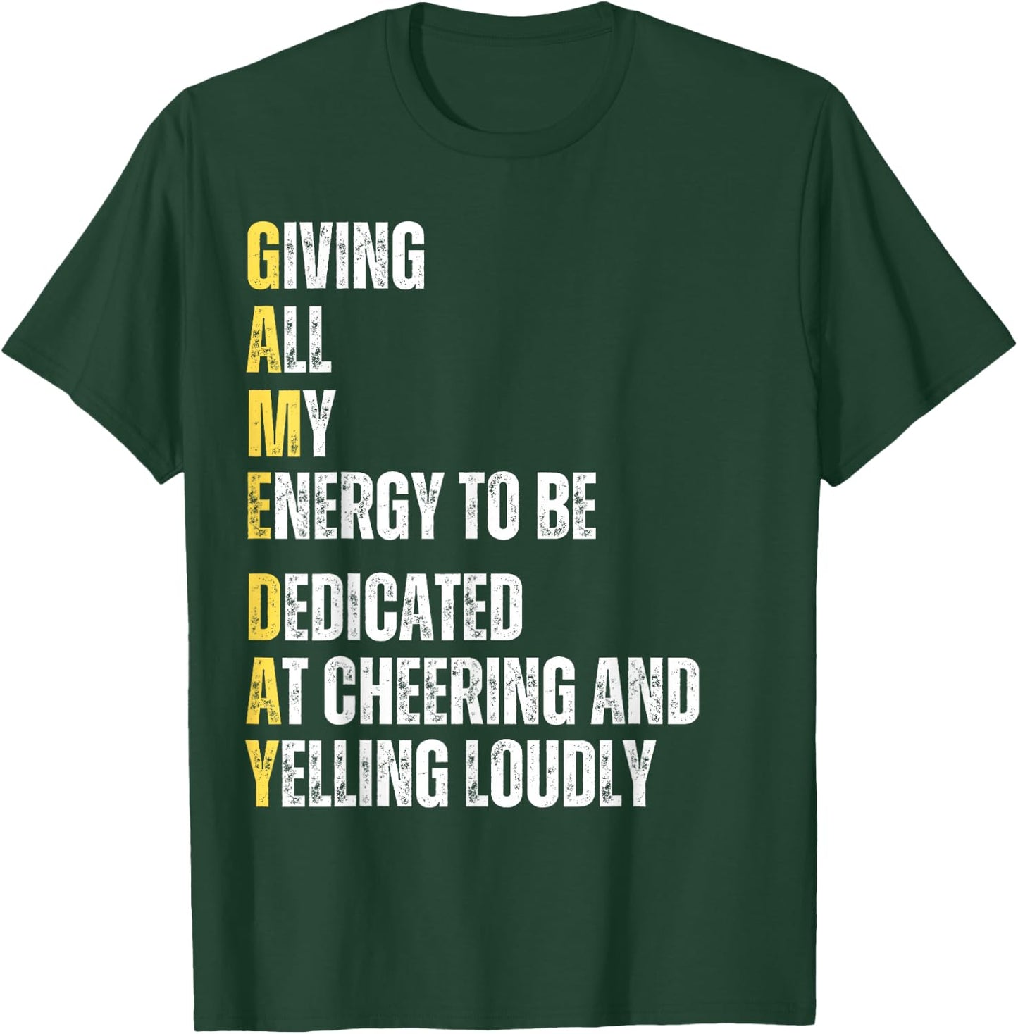 Game Day Definition Football Season Funny Men Women Sports T-Shirt - T-Shirt | Forest