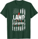 Land Surveying Flag Funny Surveyor Gifts T-Shirt - T-Shirt | Forest