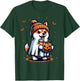 Ghost Shiba Inu Dog Pumpkin Drinks Beanie Fall Halloween Women Kids T-Shirt - T-Shirt | Forest