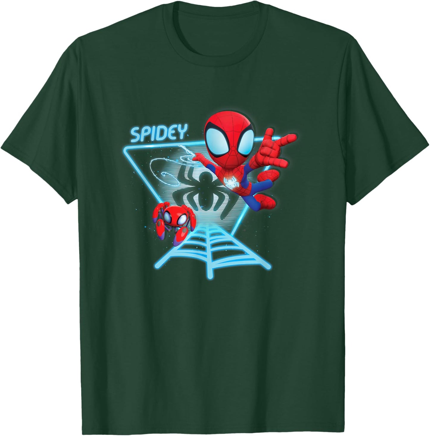 Marvel Spidey and His Amazing Friends Spidey Hologram T-Shirt - T-Shirt | Forest