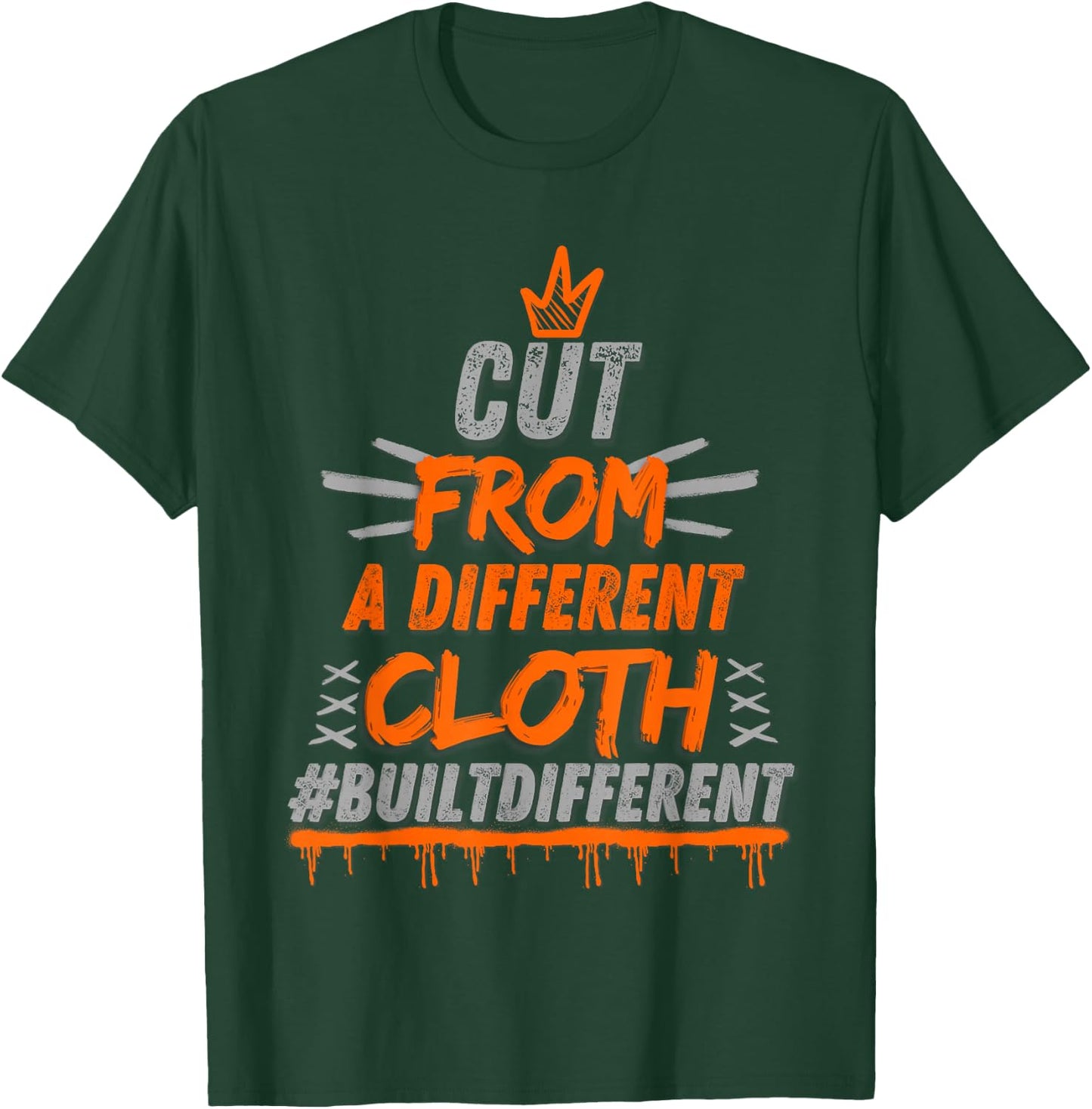 Olive Army Solar Orange Color Match T-Shirt - T-Shirt | Forest