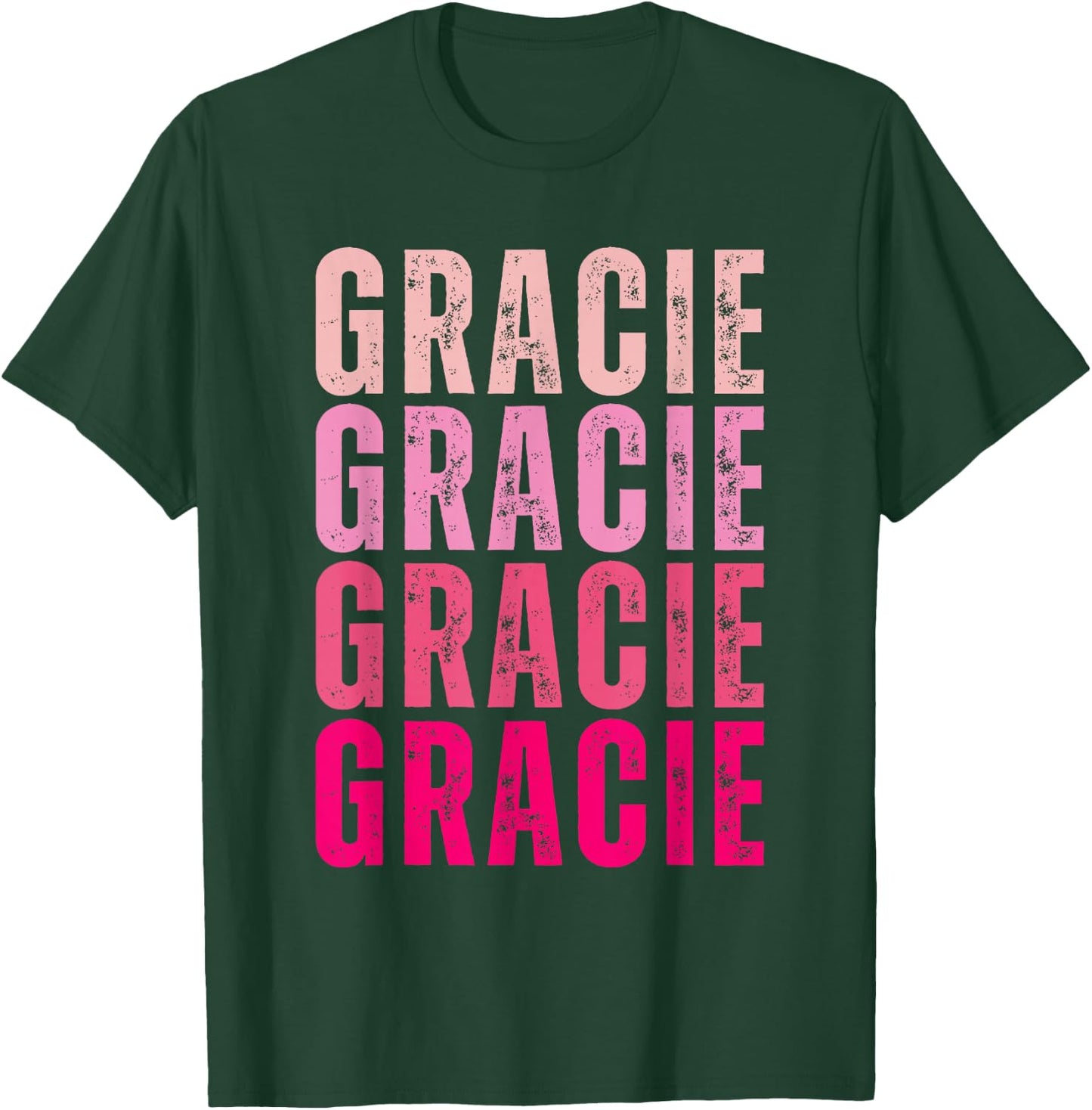 Personalized Name Gracie I Love Gracie Vintage T-Shirt - T-Shirt | Forest