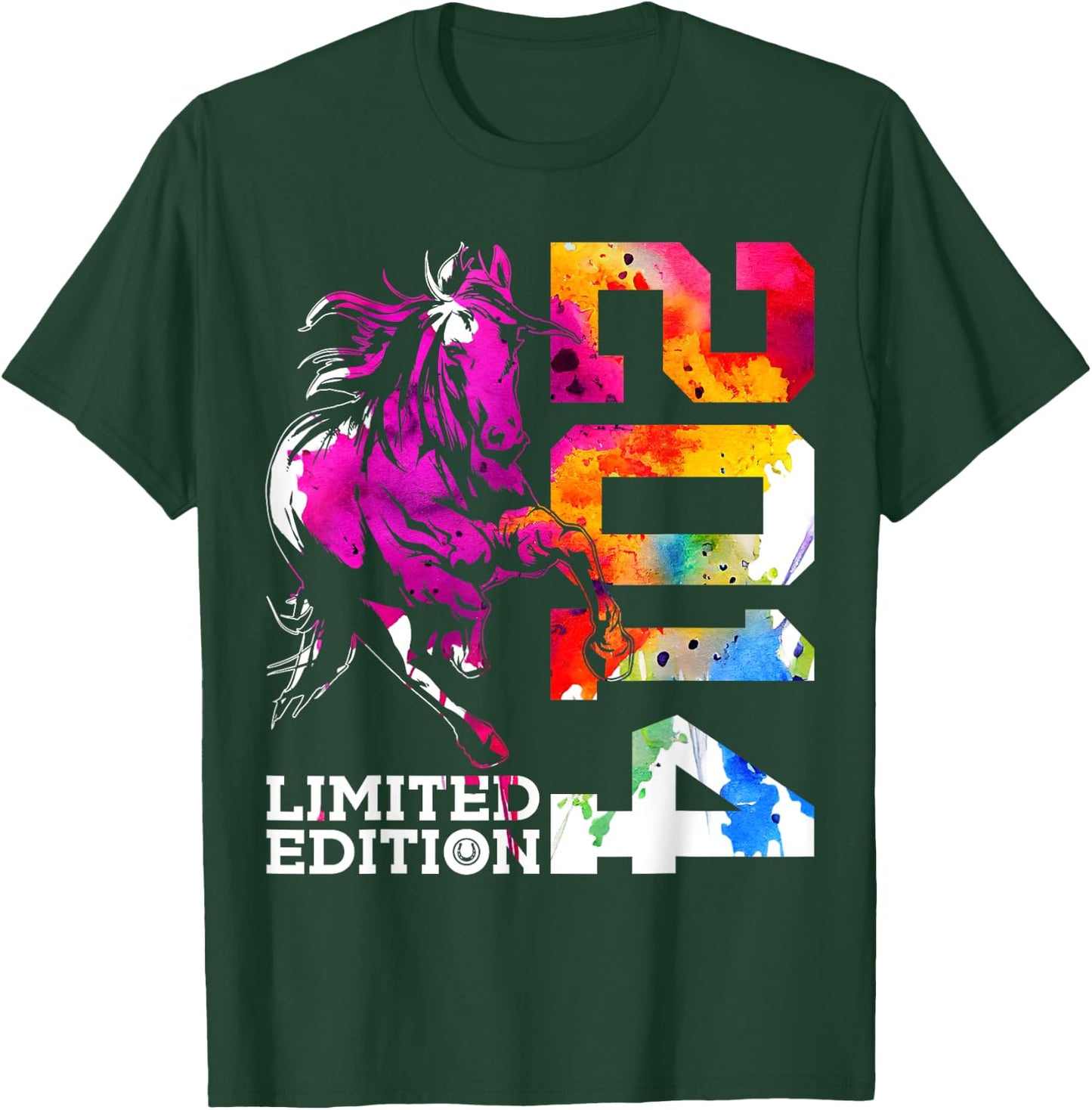 Limited Edition 2014 Riding Horse 11th Birthday T-Shirt - T-Shirt | Forest