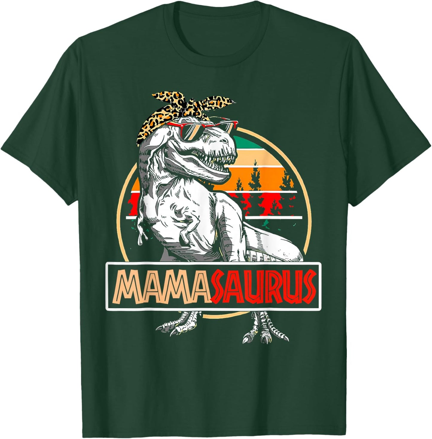 Mamasaurus T-Rex Dinosaur Mama Gifts For Mom Mothers Day T-Shirt - T-Shirt | Forest