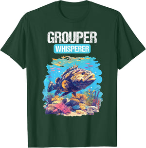 Grouper Whisperer. Groupers Grouper T-Shirt - T-Shirt | Forest