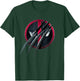 Marvel Deadpool & Wolverine Adamantium Claw Split Logo T-Shirt - T-Shirt | Forest