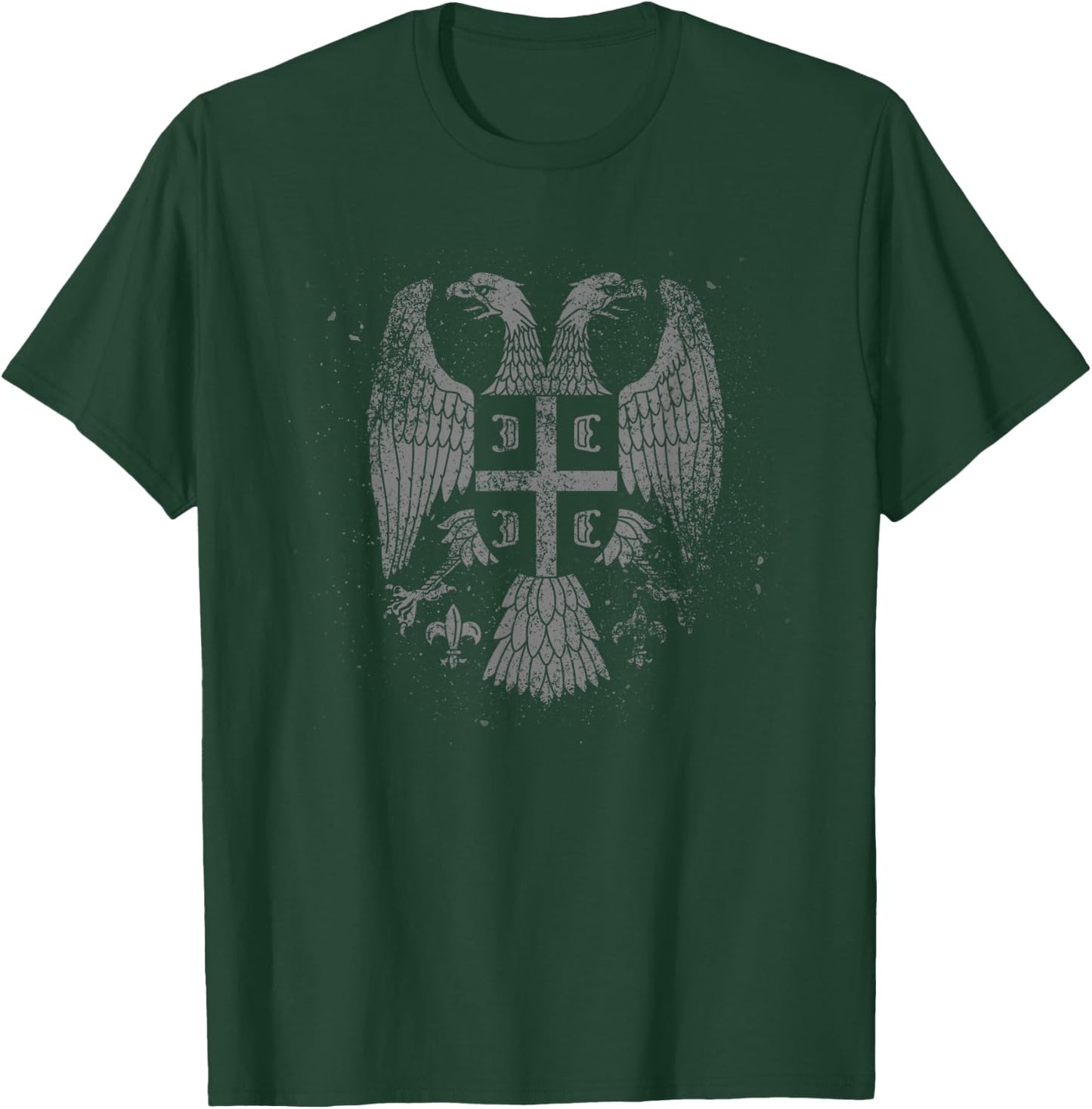 Serbian Double Headed Eagle a Serbia Fan T-Shirt - T-Shirt | Forest