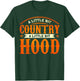 Country Music Lovers A Little Bit Country A Little Bit Hood T-Shirt - T-Shirt | Forest