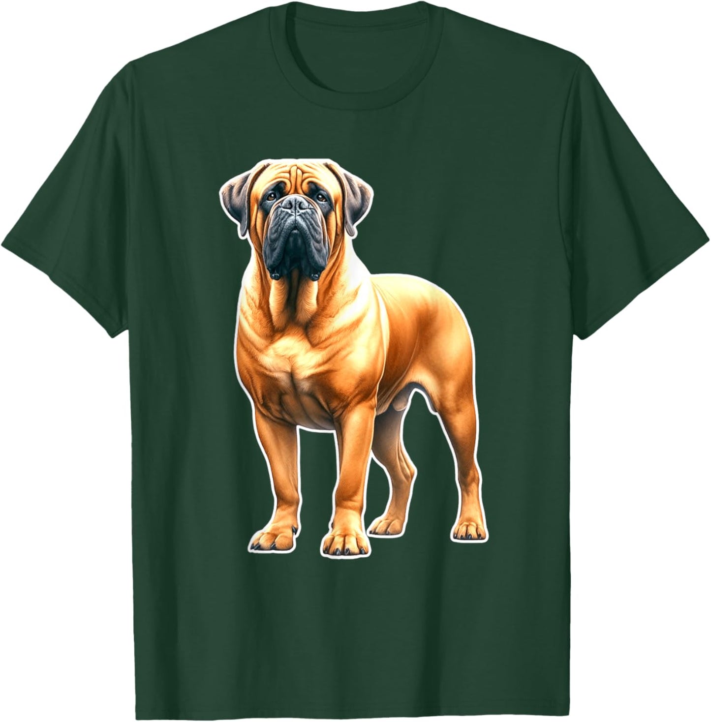 Bullmastiff x Mastiff Dog T-Shirt - T-Shirt | Forest