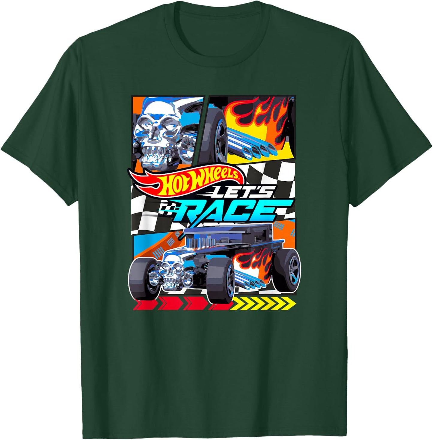 Hot Wheels Let's Race - Bone Shaker T-Shirt - T-Shirt | Forest