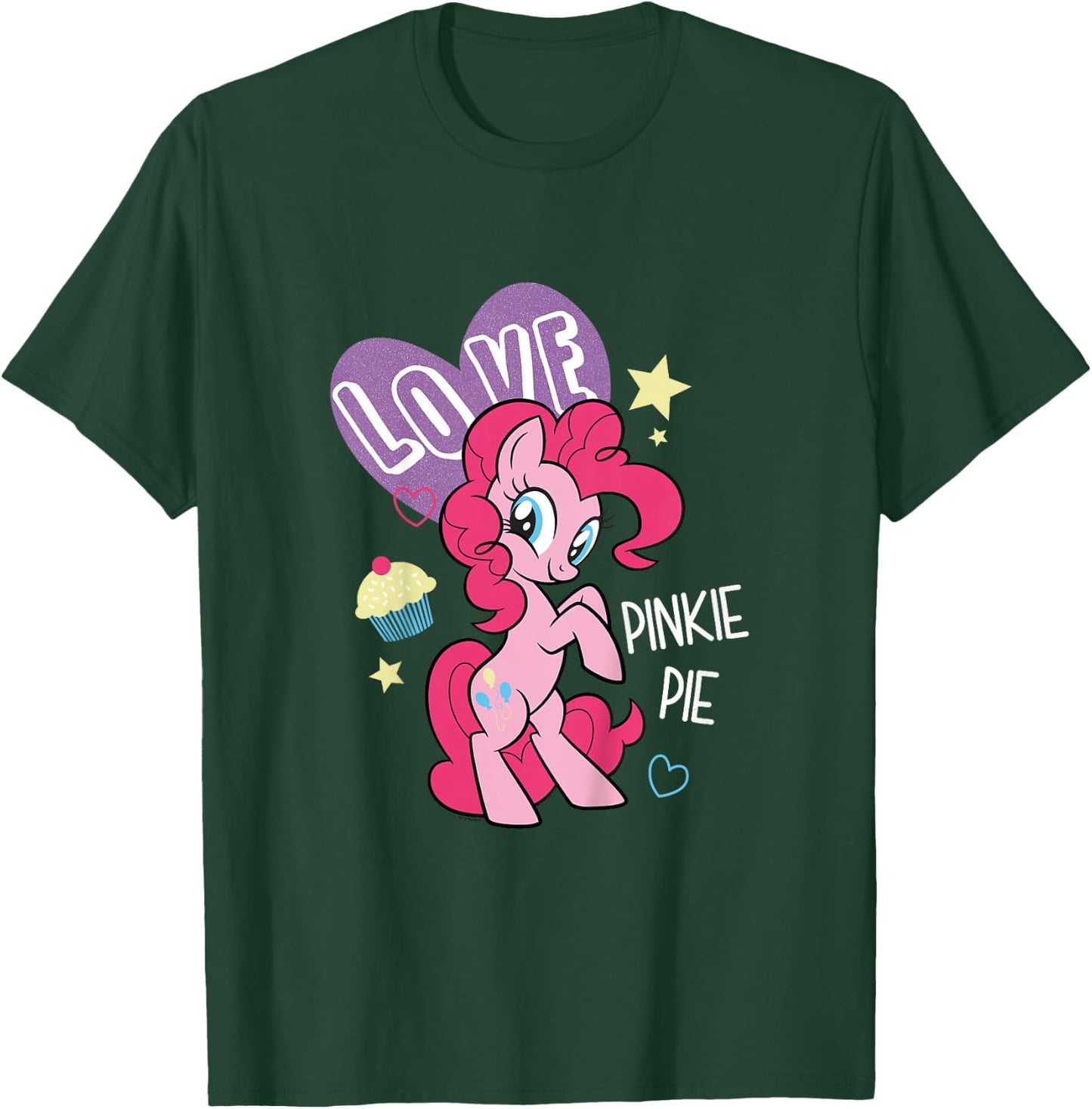 Kids My Little Pony: Friendship Is Magic Love Pinkie Pie Logo T-Shirt - T-Shirt | Forest