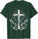 Crucifix Faith Christian Jesus T-Shirt - T-Shirt | Forest