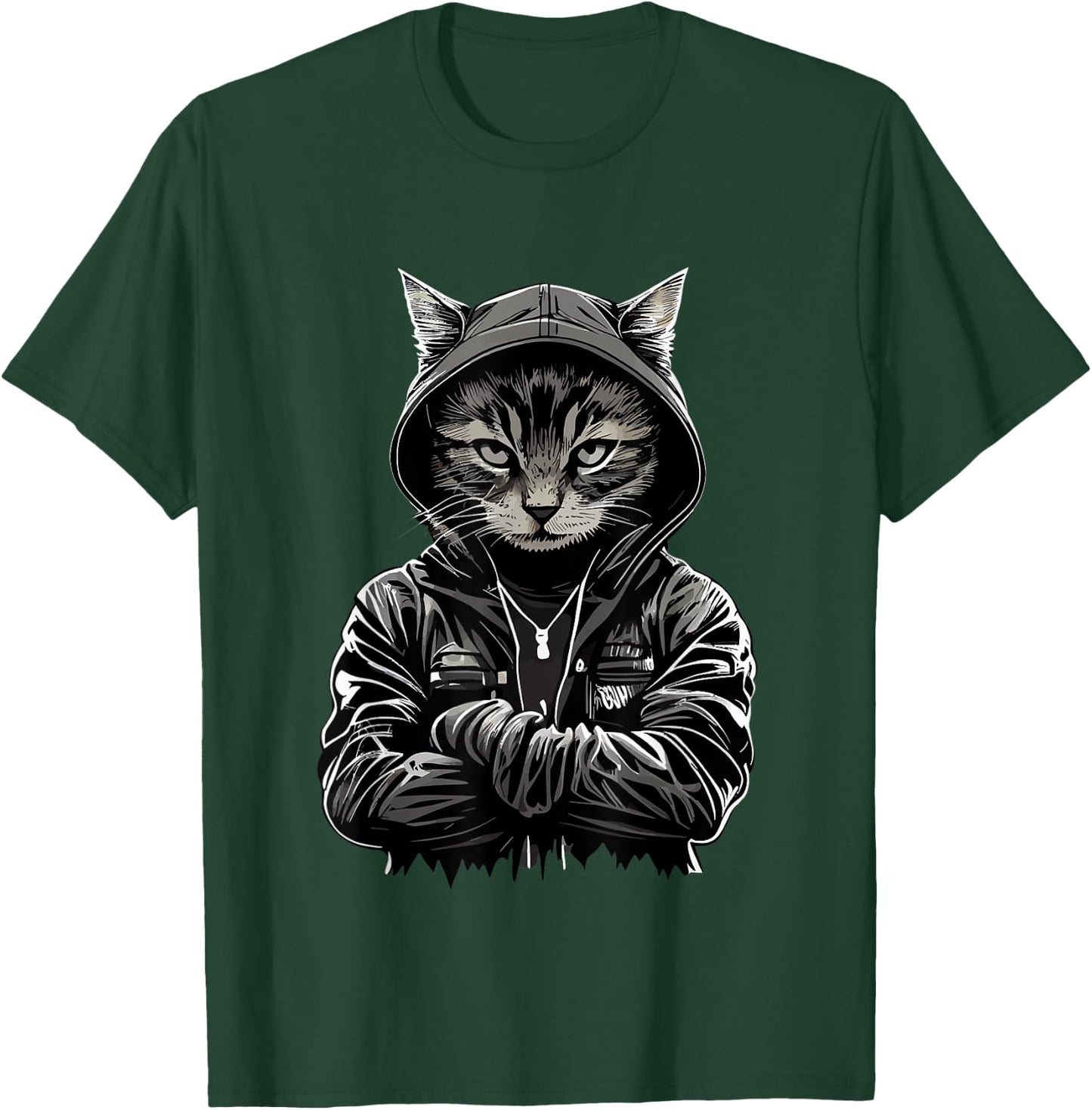 Hug Thug Gangster Life Cat Thug Cat Hug Cat Gangster Cat T-Shirt - T-Shirt | Forest