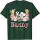 Nanny To Be Birthday Boy Girl Zoo Theme Animal Party T-Shirt - T-Shirt | Forest