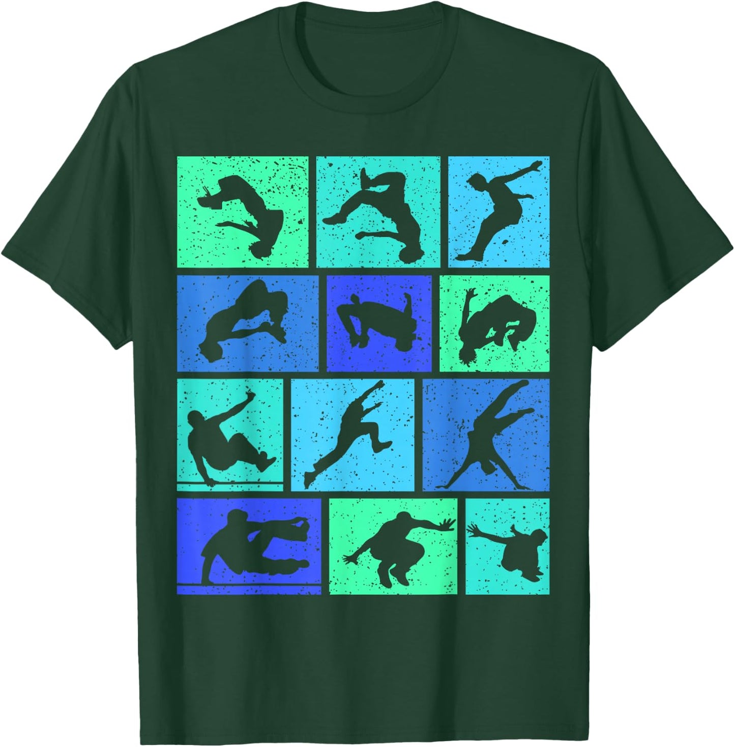 Parkour Parcouring Parcour Children's Boys T-Shirt - T-Shirt | Forest