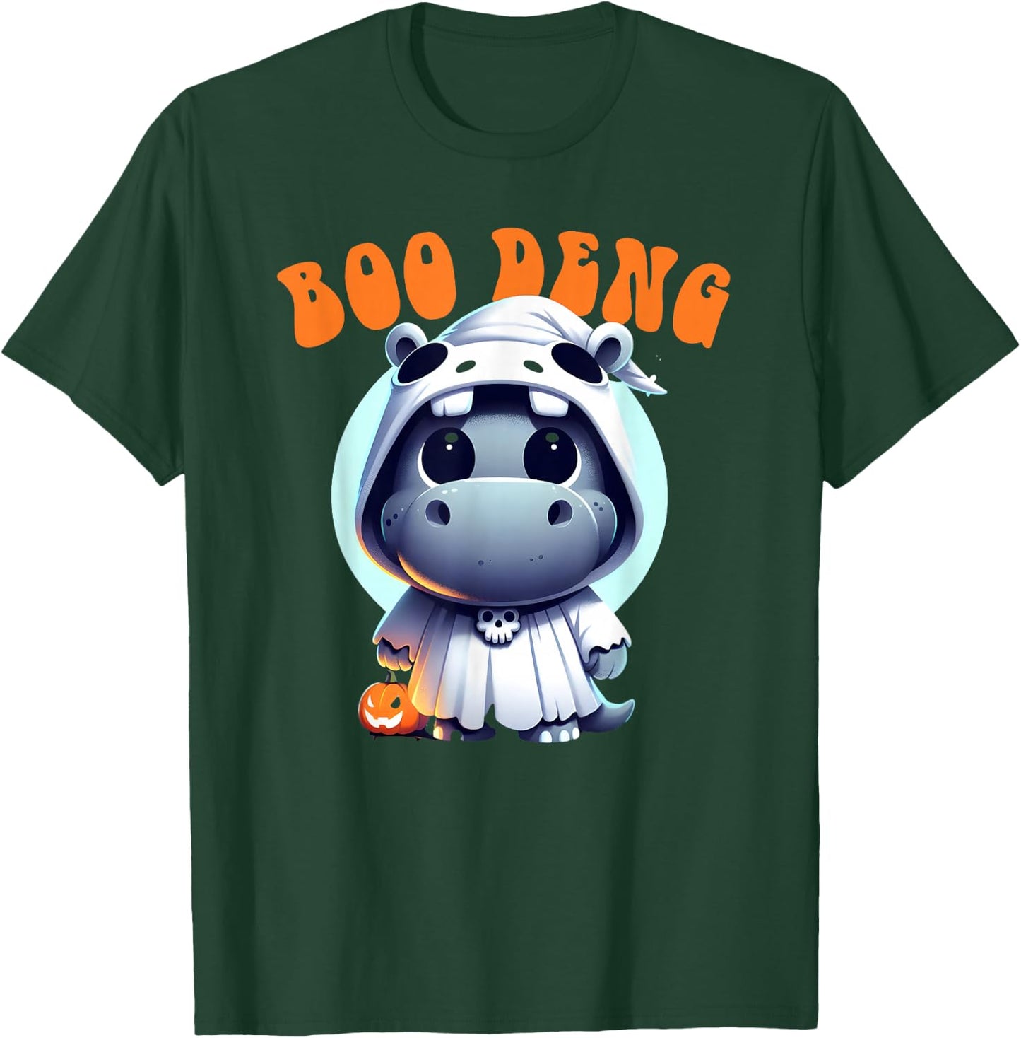 Cute BOO DENG My Moo Thang Baby Hippo Kids Halloween Costume T-Shirt - T-Shirt | Forest