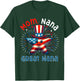 Mom Nana Great Nana 4th Of July Costume Starfish Fisherman T-Shirt - T-Shirt | Forest